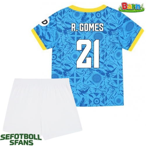 Wolves Rodrigo Gomes #21 Tredjeställ Barn 2025-26 Kortärmad (+ Korta byxor)